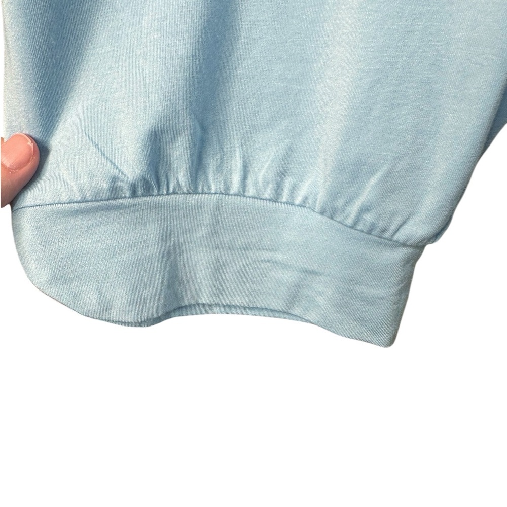 AnyBody Lounge Cozy Jersey Knit Split Cuff Joggers Size 2X Light Blue - Picture 6 of 10